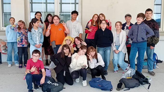 Les participants aux prix Livradois Manga 2025. 